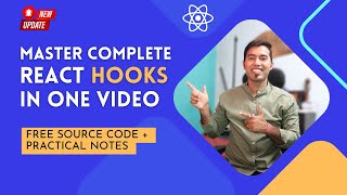 Master Complete React Hooks Tutorial in Hindi 🔥 Free Notes + Code