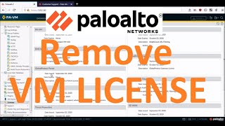 How to Deactivate & Remove the Licenses on virtual Palo Alto Firewall VM