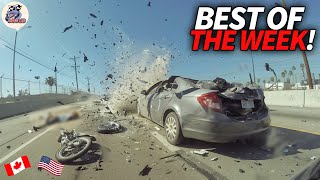 45 Insane Motorcycle Crashes Moments | USA & CANADA Only
