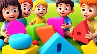 Shapes Names|Nursery Rhymes \u0026 Kids Poems|Shapes names for kids|learning videos  for kids