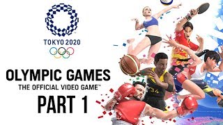 TOKYO 2020 Olympics Video Game Gameplay Part 1 - 100M SPRINT / HAMMER THROW / LONG JUMP