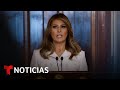 Melania Trump cuenta cómo tomó partido a favor de ciertas familias migrantes | Noticias Telemundo