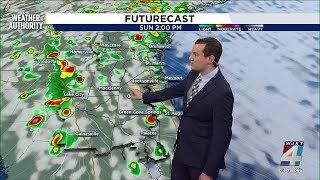 Meteorologist Chris Holtzman has your Saturday evening forecast