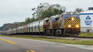 Chasing B241 Through Plant City w/ 3 Ex Citirails, CN 100 \u0026 A P5!