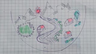 How to drawing the Farm House