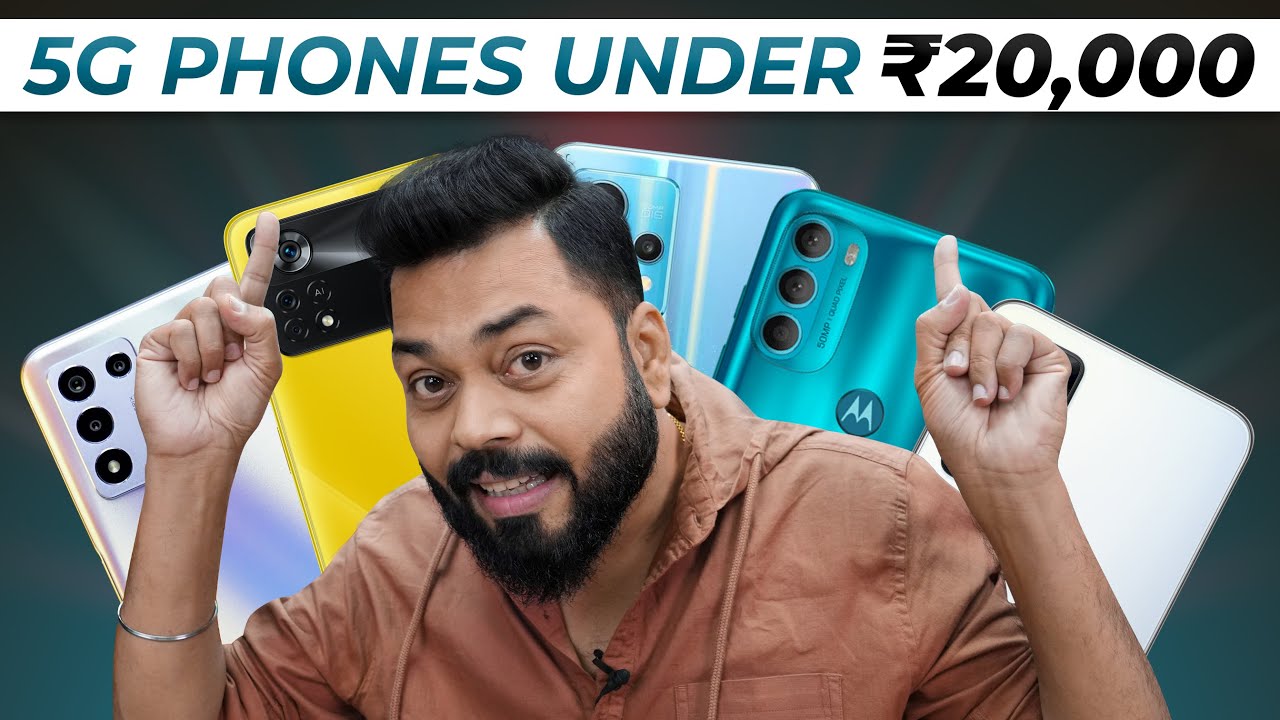 Top 5 Best 5G Smartphones Under ₹20000 Budget⚡March 2022