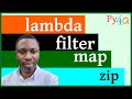 017 - Essential Python Built-In Functions: Lambda, Filter, Map & Zip Explained
