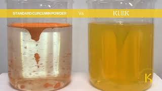 Kurk Vs standard powdered Curcumin/turmeric