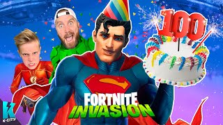 The Quest for Superman 3 in Fortnite: Happy 100th!!! K-CITY GAMING