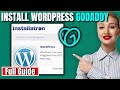 How to install wordpress in godaddy || Adding wordpress to godaddy