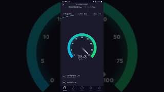 Vodafone 5G speedtest (coverage edge) - Decent result for out of coverage area👍🏻