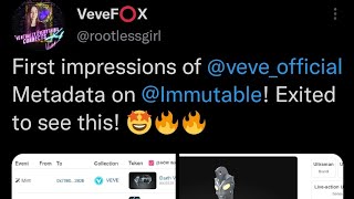 Veve NFT Metadata is here! Thoughts on sub 41 mint numbers! Pride airdrop date!