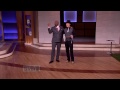 steve harvey learns how to use a whip