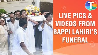 Bappi Lahiri funeral: Live pictures & videos from the singer - composer's last rites