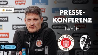 Die Pressekonferenz nach dem Spiel gegen den SC Freiburg | Präsentiert von LichtBlick