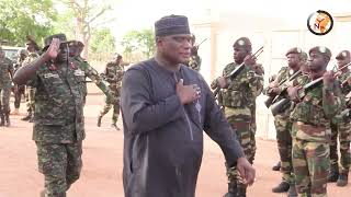 #LT. GEN. MAMAT O.  CHAM VISITED KANFENDA, SENEGALESE MILITARY CAMP (ECOMIG)#