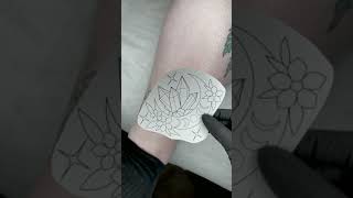 New 2021 Crystal Ankle Tattoo Design / Ankle tattoo