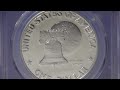 1976 s pcgs pr69 deep cameo silver ike dollar 40% silver at art and coin tv