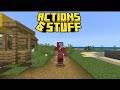 ACTION AND STUFF ADDON ANIMATION TERBAGUS MCPE 1.20+