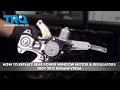 How to Replace Rear Power Window Motor & Regulator Assemblies 2007-2012 Nissan Versa