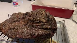 Sous Vide Brisket Frozen For 7 Month , Flame Torch Seared