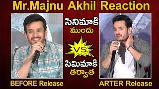 See Akhil Reaction Before And After Movie Release | Mr.Majnu | Mataku Mata | Tollywood Book