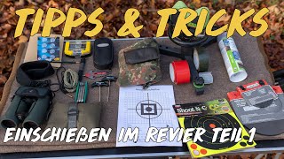 Geartester Tipps \u0026 Tricks - Einschießen im Revier, Ausrüstung, Anschlagsarten Teil 1