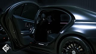 HOW TO - wrap door jams without removing the doors - Mercedes S580 - Satin black