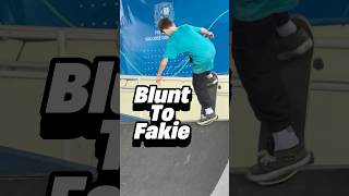 Desafio de Skate: Manobra Blunt To Fakie #shorts #skateboarding