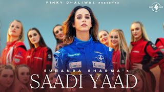 SAADI YAAD (OFFICIAL VIDEO) Sunanda Sharma |  Jaani | Arvindr khaira | Latest Punjabi Song 2022 |sky