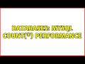 Databases: MySQL COUNT(\*) performance (4 Solutions!!)