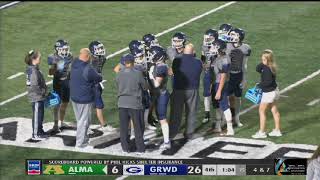 Greenwood 9th Grade Football vs Alma: 9th Grade Bulldogs go for the Perfect Season against Alma.