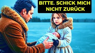 Ein kleines Mädchen wird auf einem Eissee ausgesetzt, Millionär rettet sie – sie schenkt ihm Baby