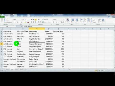 Microsoft Excel Pivot Table Tutorial for Beginners - Excel 2003, 2007, 2010 Microsoft Excel Pivot Table Tutorial for Beginners - Excel 2003, 2007, 2010
