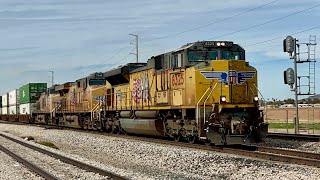 UP ACe 8325 leads eastbound through Casa Grande AZ