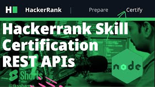 Hackerrank skill certification REST APIs #hackerrank 2023