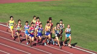 2018　千葉県新人　共通男子1500m決勝