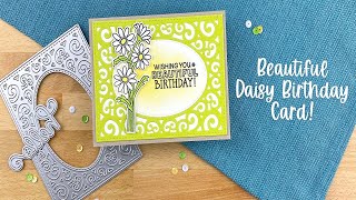 Filigree + Flowers = a Gorgeous Birthday Card!