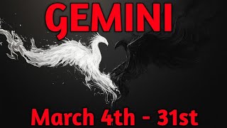 GEMINI ♊ March 4th to 31st Less Is More - Keep It Simple..! Gemini Tarot (MARCH 2025)