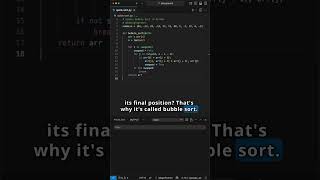 Bubble Sort Algorithm In Python Explained!