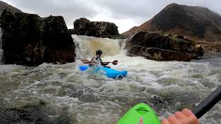 Kayaking the River Etive