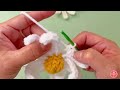 crochet flower tutorial