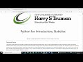 Python: Hypothesis Test Mean t test