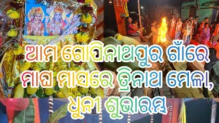 ତାଳଚେର, ଆମ ଗୋପିନାଥପୁର ଗାଁରେ ମାଘ ମାସରେ ତ୍ରିନାଥ ମେଳା,ଧୁନୀ ଶୁଭାରମ୍ଭ ଓ ପୂର୍ଣ୍ଣିମା ଦିନ ଅଷ୍ଟପ୍ରହରୀ ନାମଯଜ୍ଞ