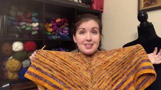 New Tunisian Crochet Shawl: Dayspring!