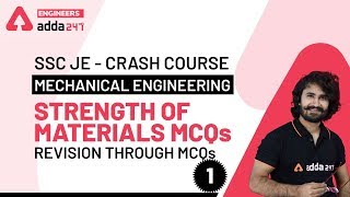 30 minutes 30 Questions | Strength of Materials MCQs 1 | Mechanical Engineering | SSC JE