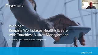 Webinar: Keeping Workplaces Healthy \u0026 Safe with Touchless Visitor Management