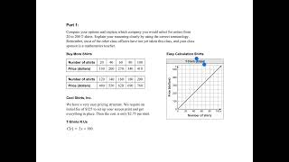 Chapter 3 Performance Task Tips