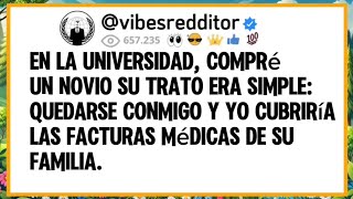 En la universidad, compré un novio. Su trato era simple: quedarse conmigo y yo cubriría las facturas