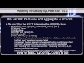 SQL Training - Structured Query Language Tutorial - The GROUP BY Clause and Aggregate Functions